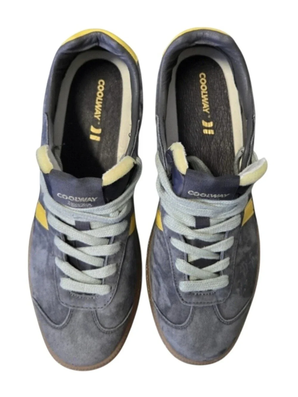 Coolway Duck Dgy Men's Urban Sneaker in Grey, Yellow, Brown, Size 9 Men. NEW!